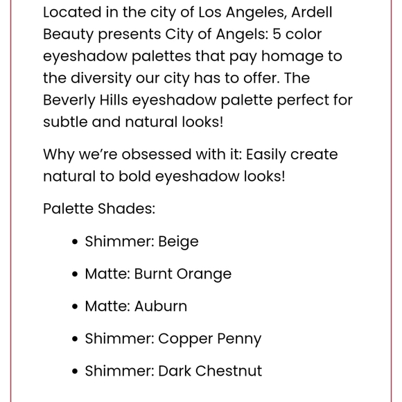 Two Ardell City of Angels Eyeshadow Palettes and Eyeliner Bundle - Picture 5 of 9